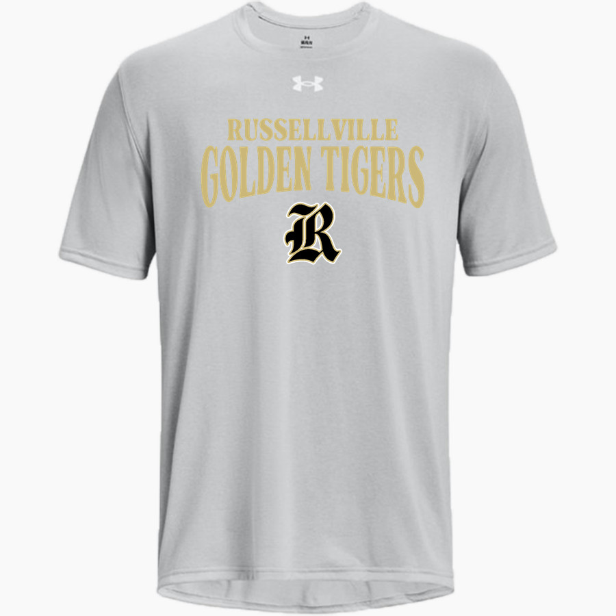 RUSSELLVILLE HIGH SCHOOL GOLDEN TIGERS <span class="pdp-name-mascot">RUSSELLVILLE GOLDEN TIGERS</span> UA Men's Team Tech Short Sleeve T-Shirt