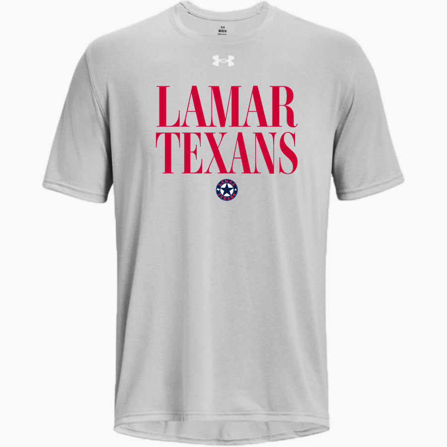LAMAR HIGH SCHOOL TEXANS UA Men's Team Tech Short Sleeve T-Shirt