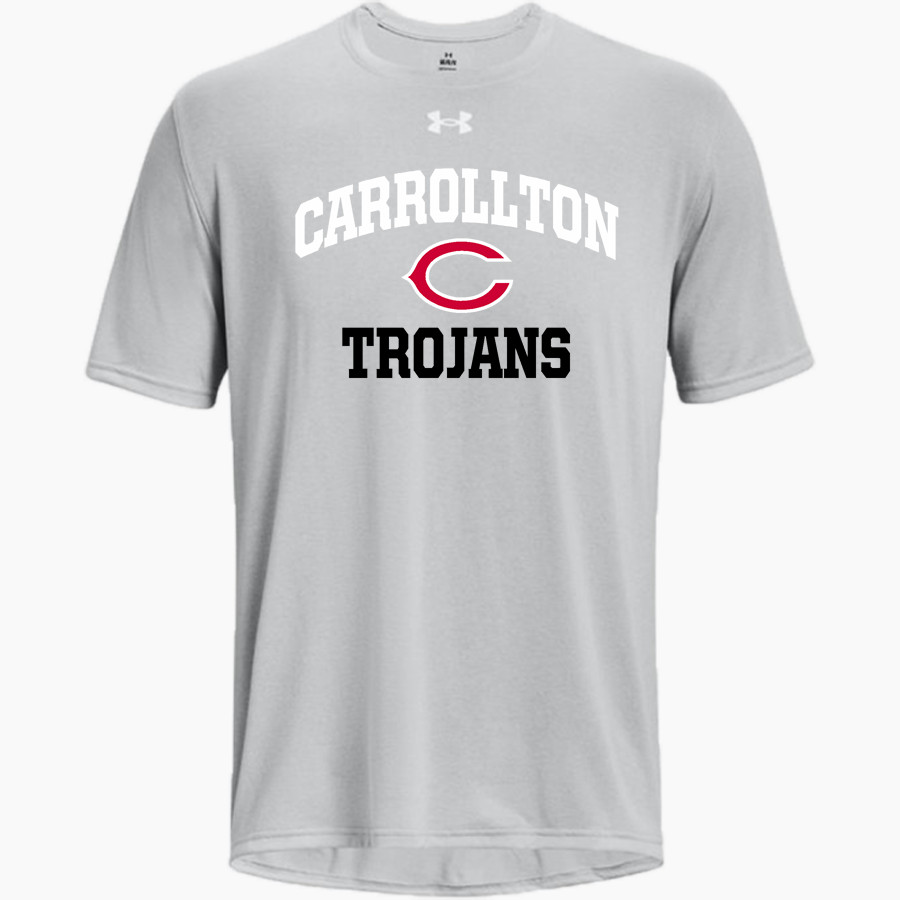 CARROLLTON HIGH SCHOOL TROJANS <span class="pdp-name-mascot">CARROLLTON TROJANS</span> UA Men's Team Tech Short Sleeve T-Shirt