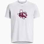 LOCKHART HIGH SCHOOL LIONS <span class="pdp-name-mascot">LOCKHART LIONS</span> UA Men's Team Tech Short Sleeve T-Shirt Front Thumbnail