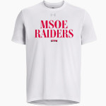 Milwaukee School of Engineering UA Men's Team Tech Short Sleeve T-Shirt Front Thumbnail