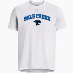 SALE CREEK Panthers Online Store <span class="pdp-name-mascot">SALE CREEK PANTHERS /LADY</span> UA Men's Team Tech Short Sleeve T-Shirt Front Thumbnail