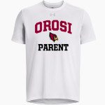 OROSI HIGH SCHOOL CARDINALS <span class="pdp-name-mascot">OROSI CARDINALS</span> UA Men's Team Tech Short Sleeve T-Shirt Front Thumbnail