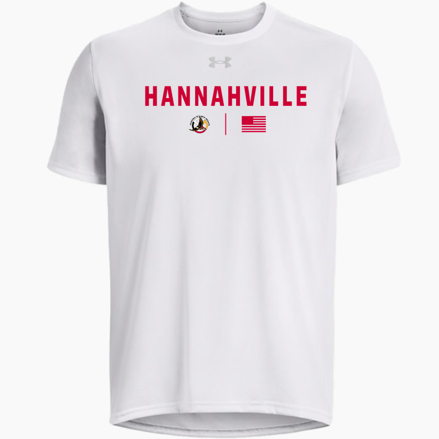 Hannahville Soaring Eagles <span class="pdp-name-mascot">Hannahville Indian School Eagles</span> UA Men's Team Tech Short Sleeve T-Shirt