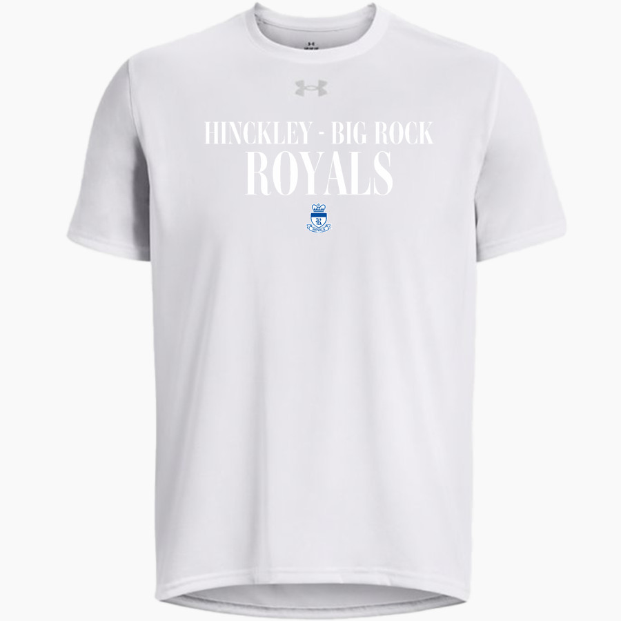 HINCKLEY-BIG ROCK HIGH SCHOOL ROYALS <span class="pdp-name-mascot">HINCKLEY - BIG ROCK ROYALS</span> UA Men's Team Tech Short Sleeve T-Shirt