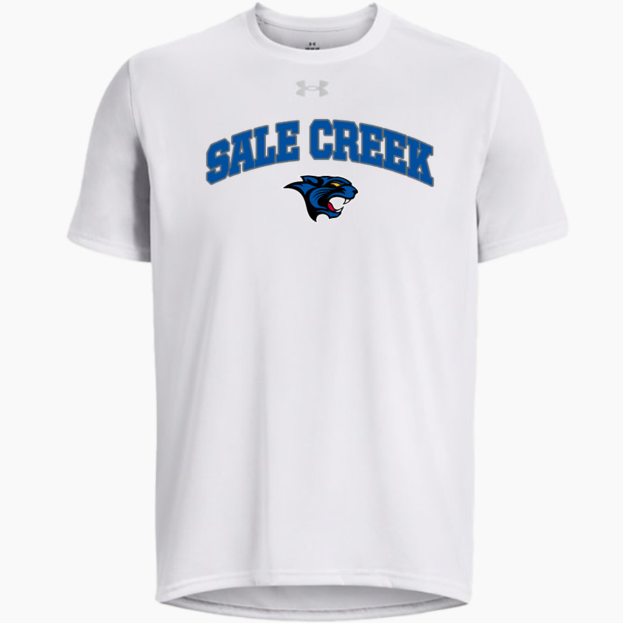 SALE CREEK Panthers Online Store <span class="pdp-name-mascot">SALE CREEK PANTHERS /LADY</span> UA Men's Team Tech Short Sleeve T-Shirt