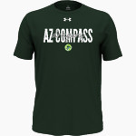 AZ Compass DRAGONS UA Men's Team Tech Short Sleeve T-Shirt Front Thumbnail