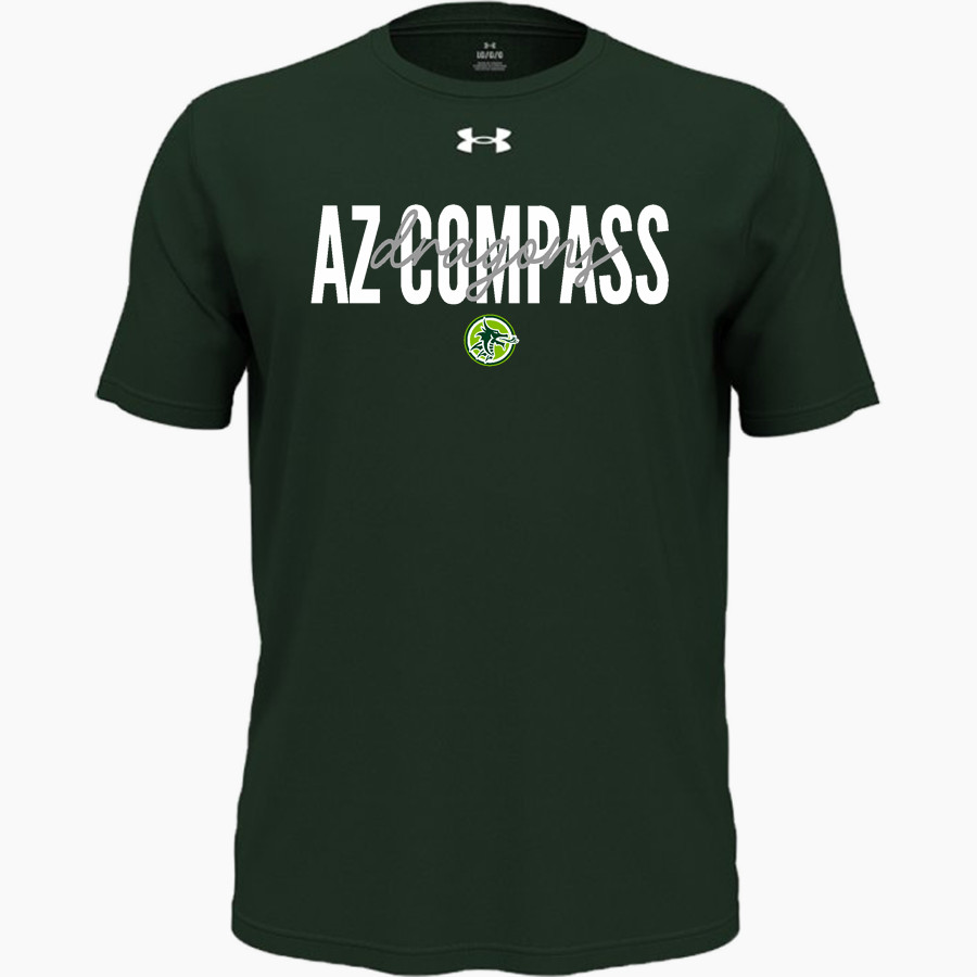 AZ Compass DRAGONS UA Men's Team Tech Short Sleeve T-Shirt