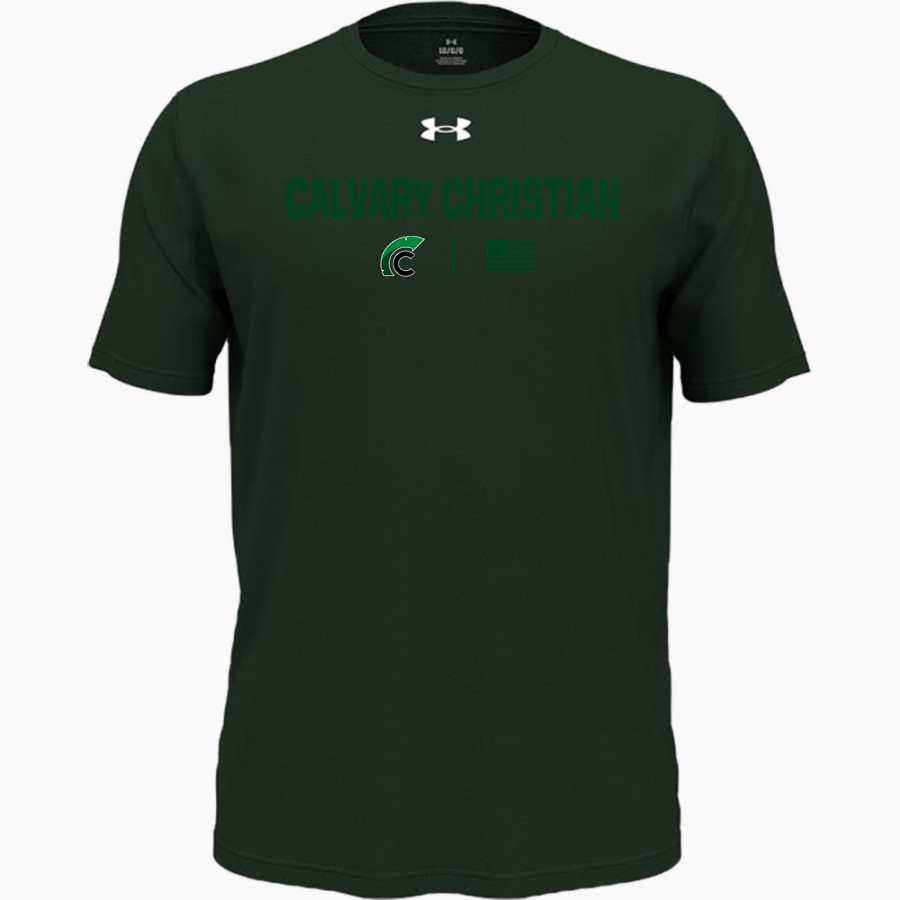 Calvary Christian Spartans <span class="pdp-name-mascot">Calvary Christian Spartans</span> UA Men's Team Tech Short Sleeve T-Shirt