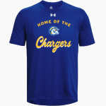 BRIAR CLIFF Chargers UA Men's Team Tech Short Sleeve T-Shirt Front Thumbnail
