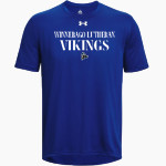 Winnebago Lutheran Vikings Online Store UA Men's Team Tech Short Sleeve T-Shirt Front Thumbnail