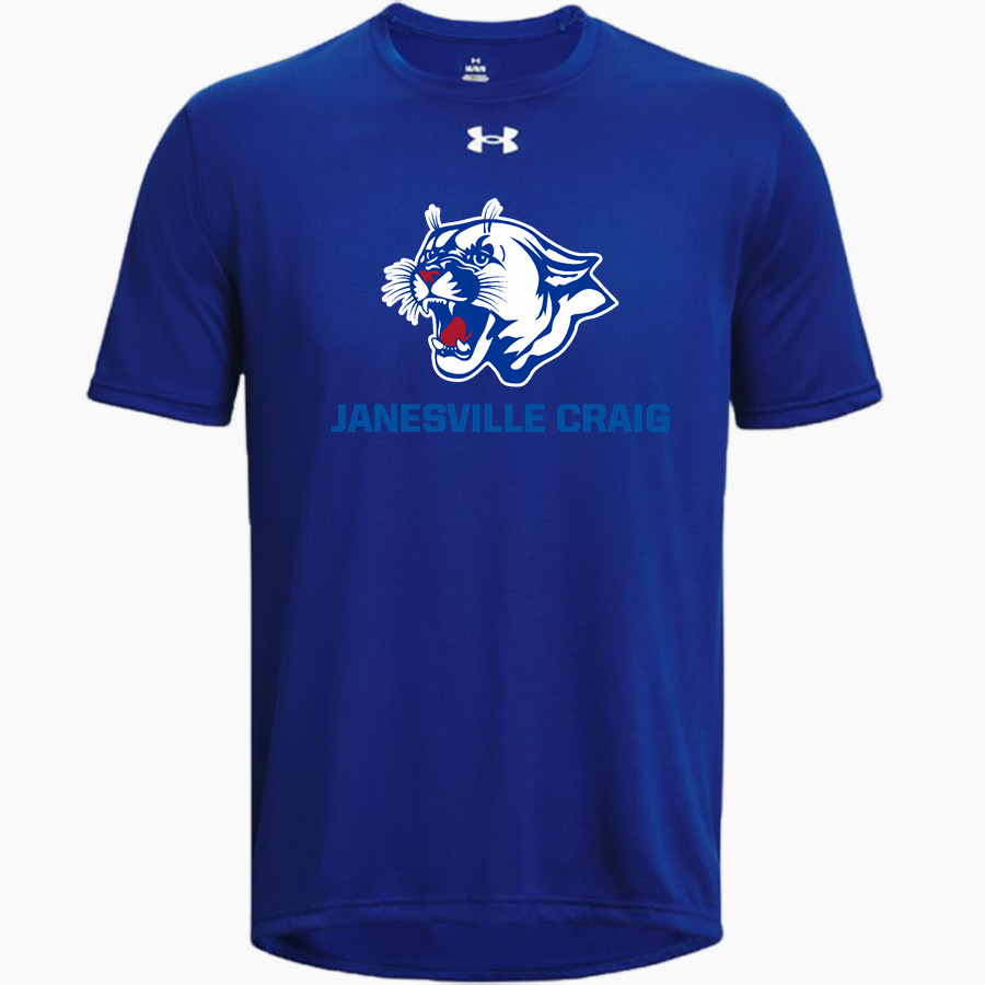 Janesville Craig Cougars UA Men's Team Tech Short Sleeve T-Shirt