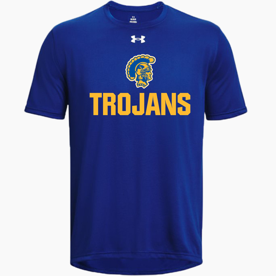 HIGHLAND HIGH SCHOOL TROJANS <span class="pdp-name-mascot">HIGHLAND TROJANS</span> UA Men's Team Tech Short Sleeve T-Shirt