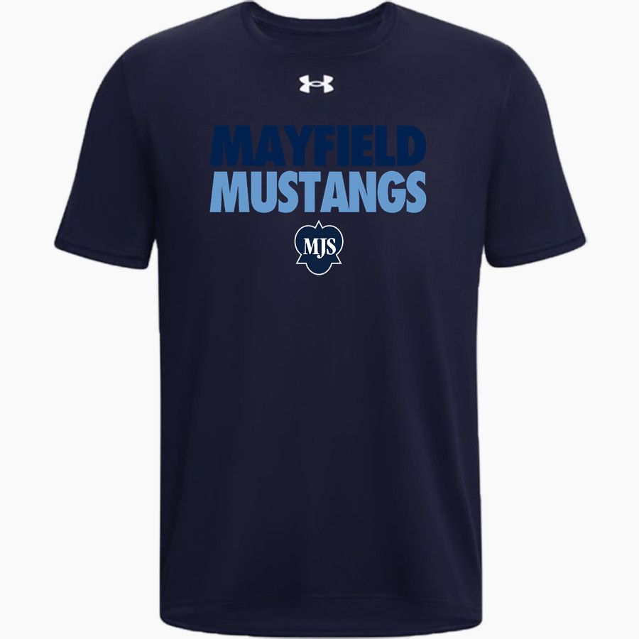 Mayfield Junior School Mustangs Online Store UA Men's Team Tech Short Sleeve T-Shirt