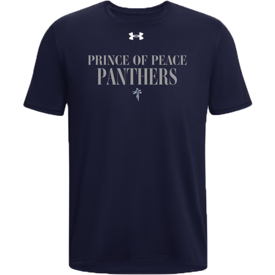 Prince of Peace Lutheran <span class="pdp-name-mascot">Prince of Peace Lutheran School Panthers</span> UA Men's Tech Team Short Sleeve T-Shirt