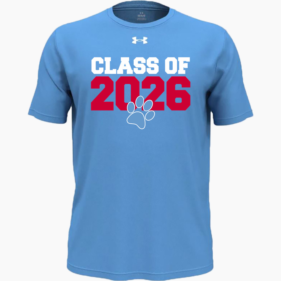 CROW HIGH SCHOOL Cougars Online Store UA Men's Team Tech Short Sleeve T-Shirt