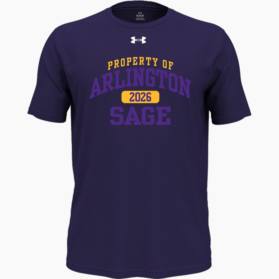 ARLINGTON SAGE ARLINGTON SAGE <span class="pdp-name-mascot">ARLINGTON SAGE</span> UA Men's Team Tech Short Sleeve T-Shirt