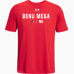 Benedictine University Mesa Redhawks <span class="pdp-name-mascot">Benedictine University Redhawks</span> UA Men's Team Tech Short Sleeve T-Shirt Front Thumbnail