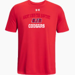 SAINT JOHN THE BAPTIST H S COUGARS <span class="pdp-name-mascot">SAINT JOHN THE BAPTIST COUGARS</span> UA Men's Team Tech Short Sleeve T-Shirt Front Thumbnail