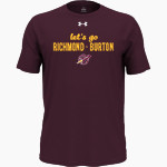 RICHMOND-BURTON HIGH SCHOOL ROCKETS UA Men's Team Tech Short Sleeve T-Shirt Front Thumbnail