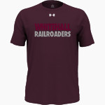 Whitehall Railroaders <span class="pdp-name-mascot">Whitehall Railroaders</span> UA Men's Team Tech Short Sleeve T-Shirt Front Thumbnail