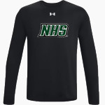 NEW HAMPTON HUSKIES UA Men's Team Tech Long Sleeve T-Shirt Front Thumbnail