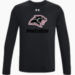 PIKEVIEW HIGH SCHOOL PANTHERS <span class="pdp-name-mascot">PIKEVIEW PANTHERS</span> UA Men's Team Tech Long Sleeve T-Shirt Front Thumbnail