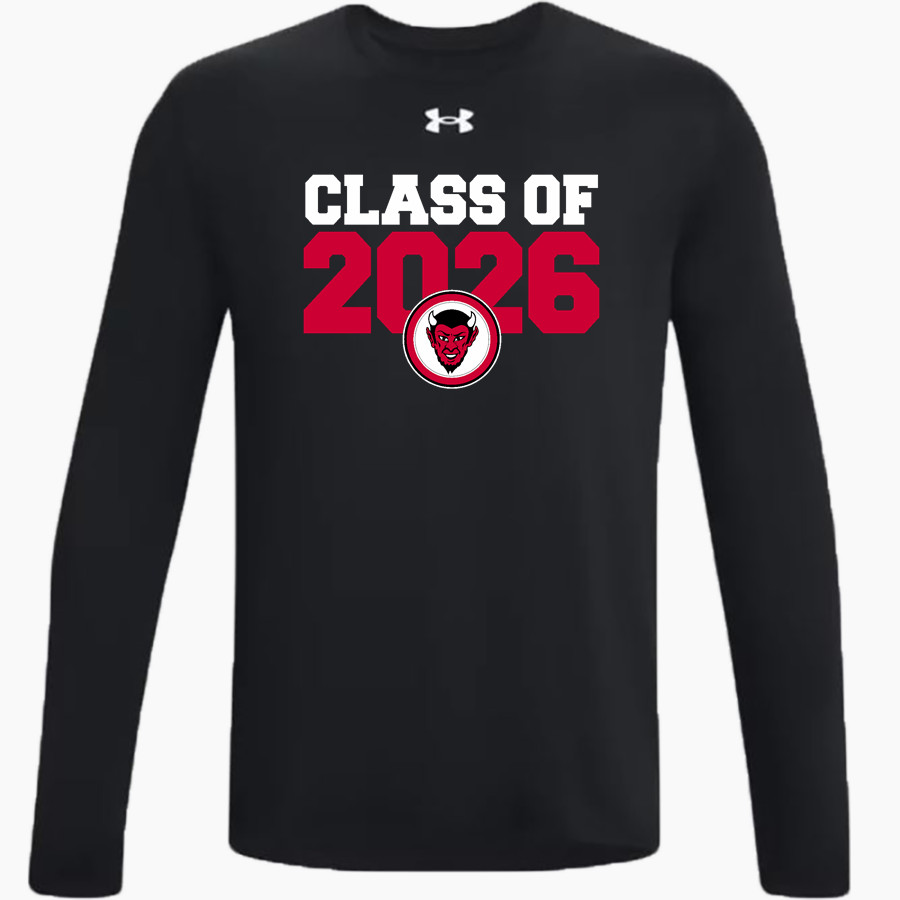 Chaffee Red Devils <span class="pdp-name-mascot">Chaffee Schools Red Devils</span> UA Men's Team Tech Long Sleeve T-Shirt