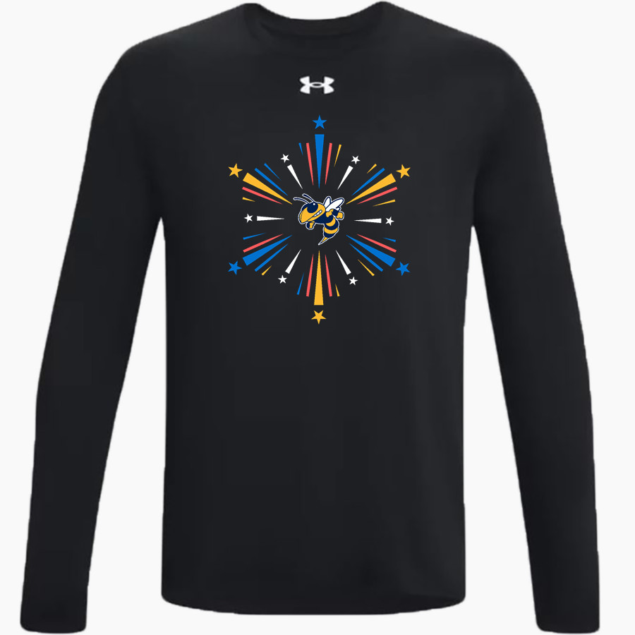 MADRID-WADDINGTON CENTRAL H S YELLOWJACKETS <span class="pdp-name-mascot">MADRID - WADDINGTON CENTRAL YELLOWJACKETS</span> UA Men's Team Tech Long Sleeve T-Shirt