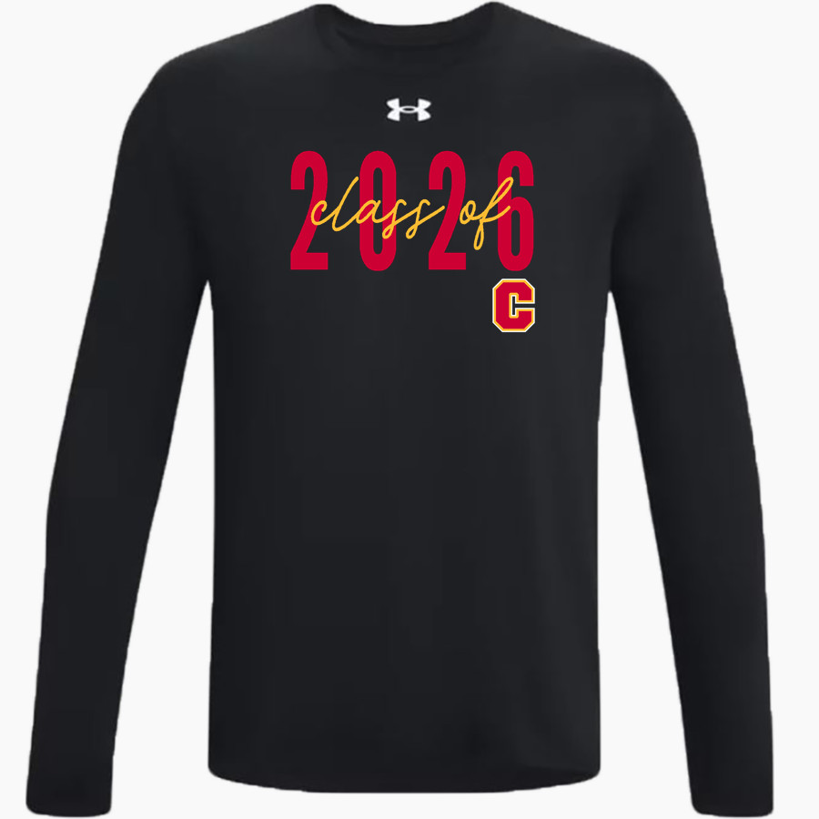 COFFEEVILLE HIGH SCHOOL PIRATES UA Men's Team Tech Long Sleeve T-Shirt