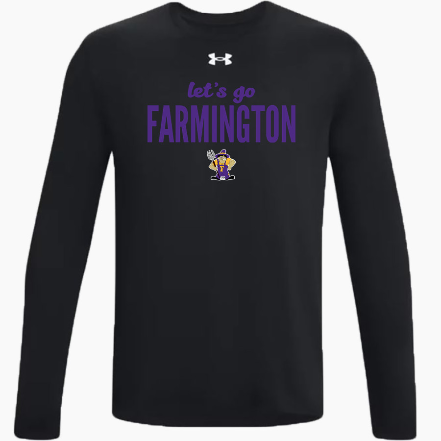 FARMINGTON HIGH SCHOOL FARMERS <span class="pdp-name-mascot">FARMINGTON FARMERS</span> UA Men's Team Tech Long Sleeve T-Shirt