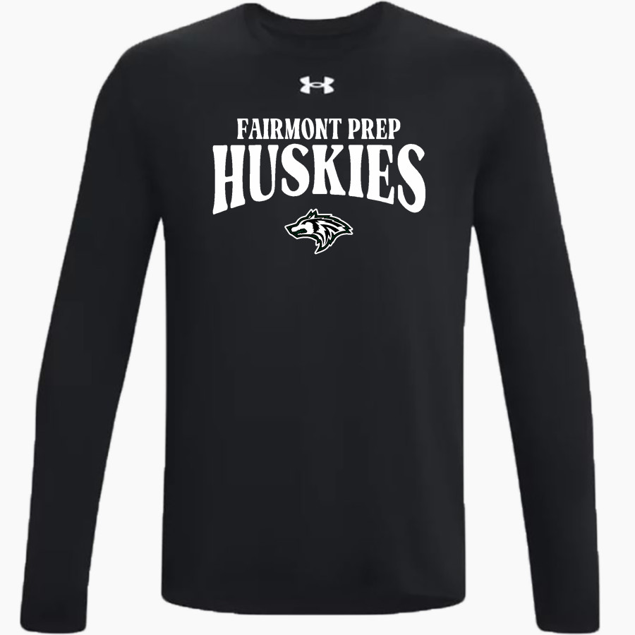 FAIRMONT Prep HUSKIES ONLINE STORE <span class="pdp-name-mascot">FAIRMONT PREPARATORY ACADEMY HUSKIES</span> UA Men's Team Tech Long Sleeve T-Shirt