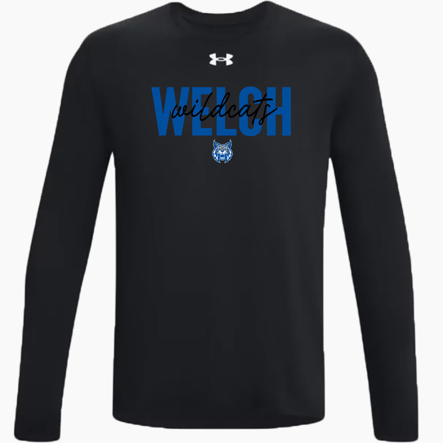 WELCH HIGH SCHOOL WILDCATS UA Men's Team Tech Long Sleeve T-Shirt