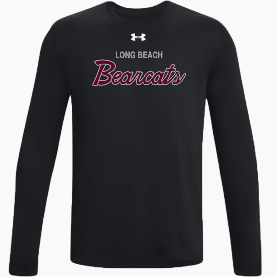 LONG BEACH HIGH SCHOOL BEARCATS <span class="pdp-name-mascot">LONG BEACH BEARCATS</span> UA Men's Team Tech Long Sleeve T-Shirt