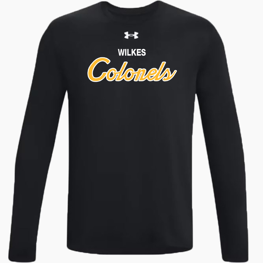 Wilkes Colonels <span class="pdp-name-mascot">WILKES UNIVERSITY Colonels</span> UA Men's Team Tech Long Sleeve T-Shirt