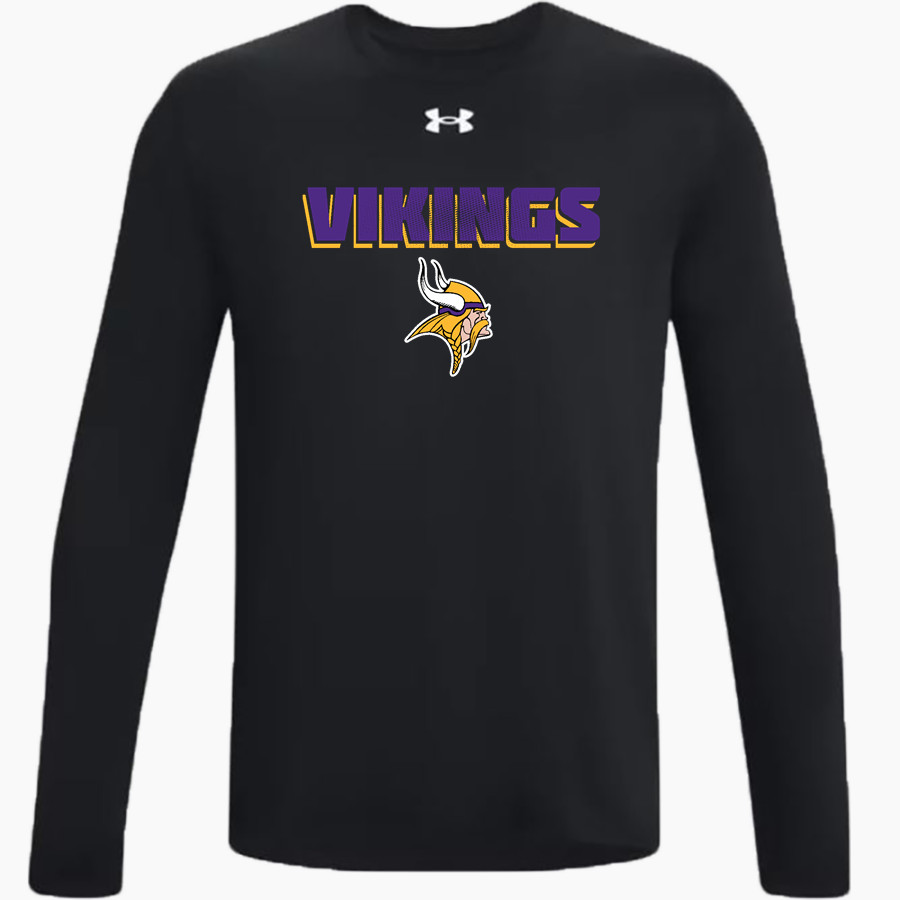BRONSON HIGH SCHOOL VIKINGS <span class="pdp-name-mascot">BRONSON VIKINGS</span> UA Men's Team Tech Long Sleeve T-Shirt