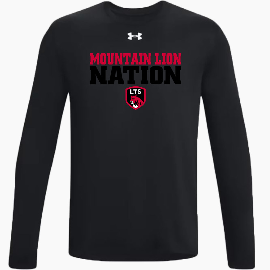 LONG TRAIL SCHOOL MOUNTAIN LIONS UA Men's Team Tech Long Sleeve T-Shirt
