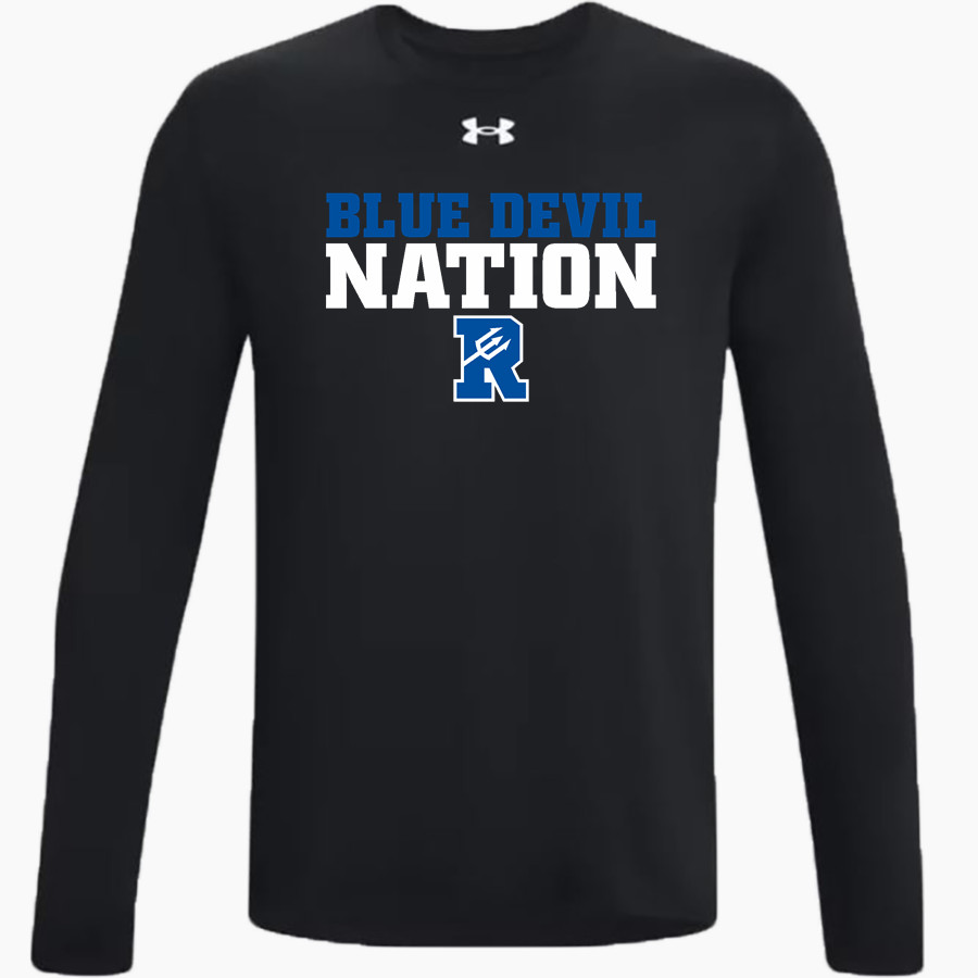READING SENIOR HIGH SCHOOL BLUE DEVILS <span class="pdp-name-mascot">READING BLUE DEVILS</span> UA Men's Team Tech Long Sleeve T-Shirt