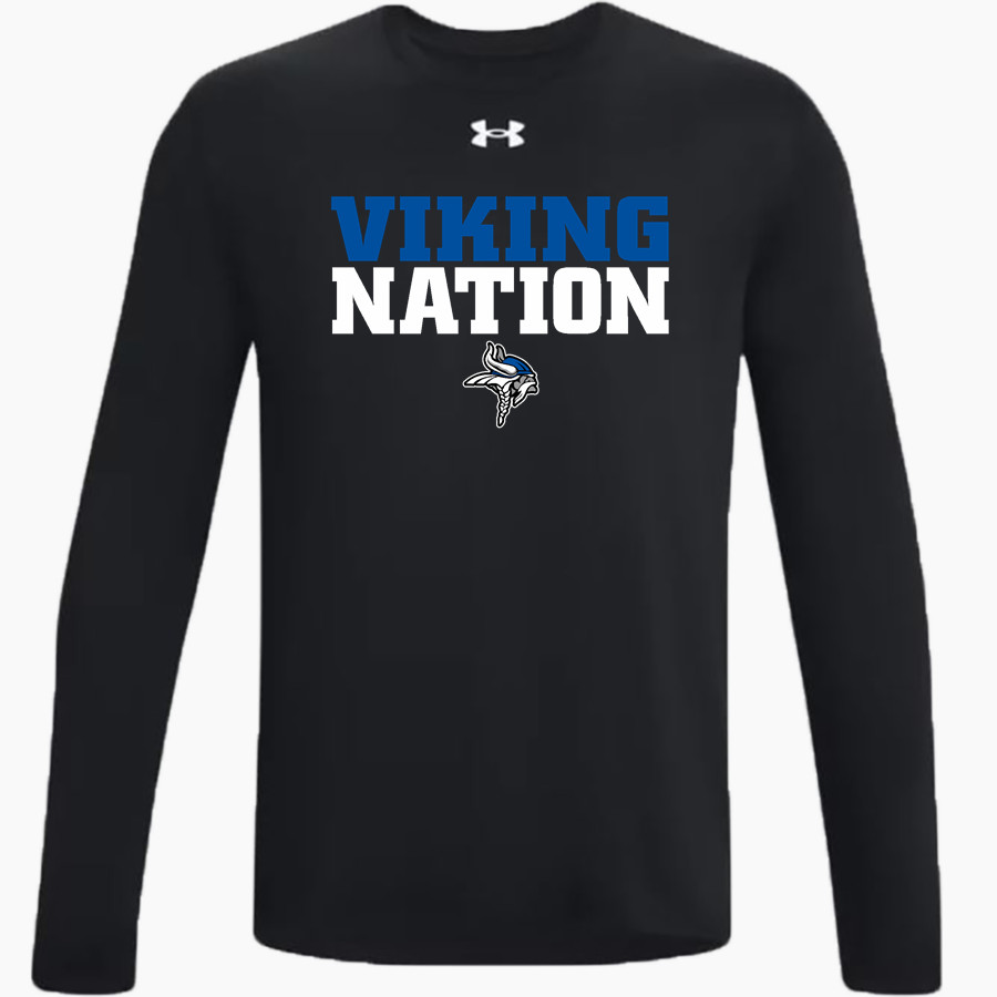 PLEASANT GROVE HIGH SCHOOL VIKINGS <span class="pdp-name-mascot">PLEASANT GROVE VIKINGS</span> UA Men's Team Tech Long Sleeve T-Shirt