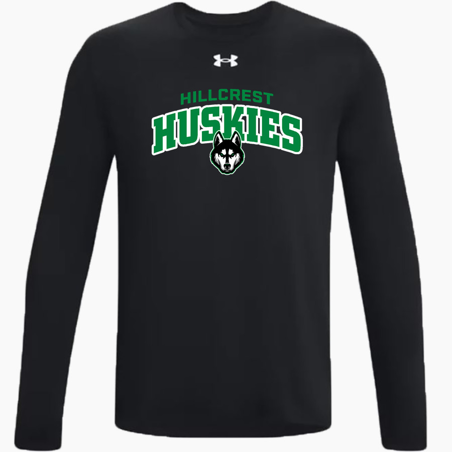 HILLCREST HIGH SCHOOL HUSKIES <span class="pdp-name-mascot">HILLCREST HUSKIES</span> UA Men's Team Tech Long Sleeve T-Shirt