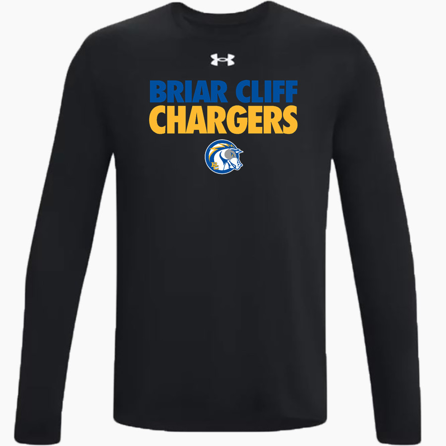 BRIAR CLIFF Chargers UA Men's Team Tech Long Sleeve T-Shirt