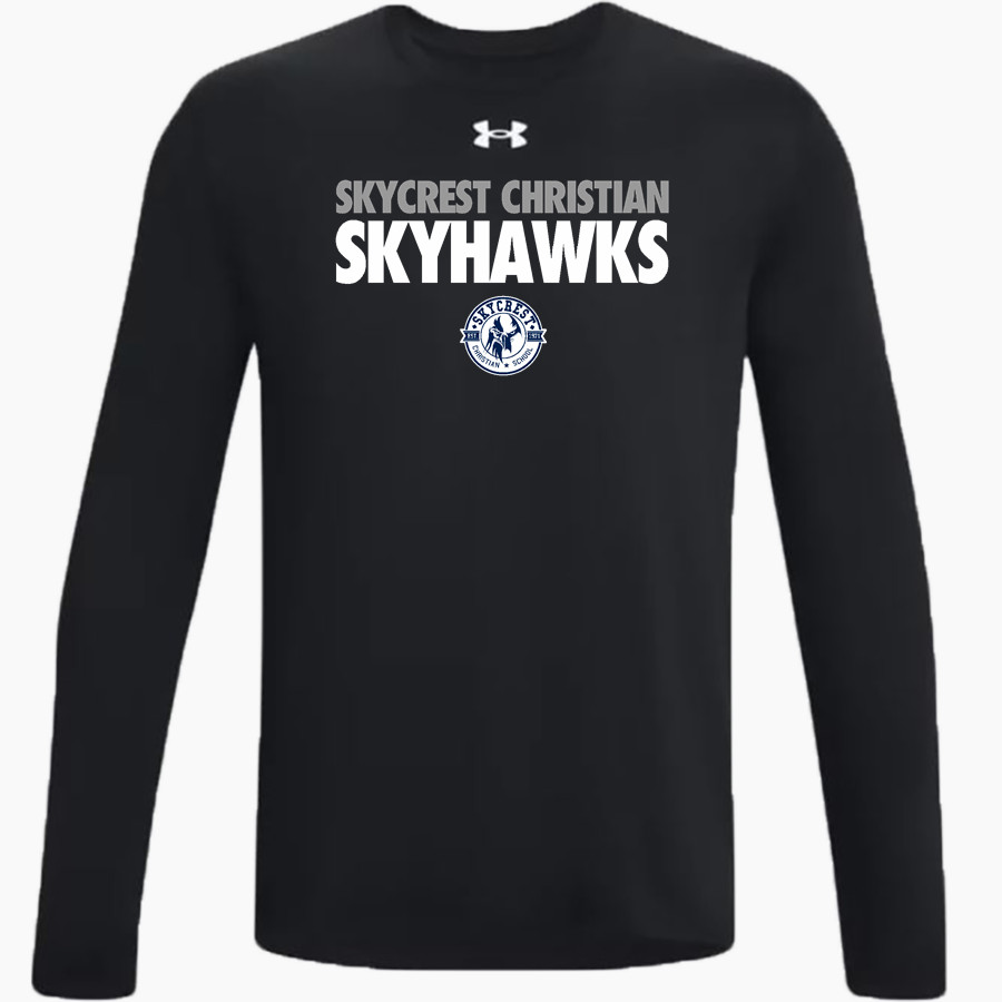 SKYCREST CHRISTIAN Skyhawks <span class="pdp-name-mascot">SKYCREST CHRISTIAN SCHOOL</span> UA Men's Team Tech Long Sleeve T-Shirt