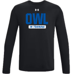 Westfield State University Online Store <span class="pdp-name-mascot">Westfield State Owls</span> UA Men's Team Tech Long Sleeve T-Shirt Front Thumbnail