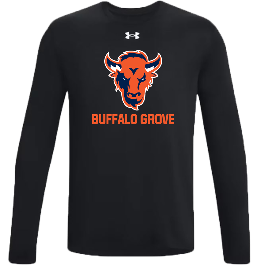 BUFFALO GROVE HIGH SCHOOL BISON <span class="pdp-name-mascot">BUFFALO GROVE BISON</span> UA Men's Team Tech Long Sleeve T-Shirt