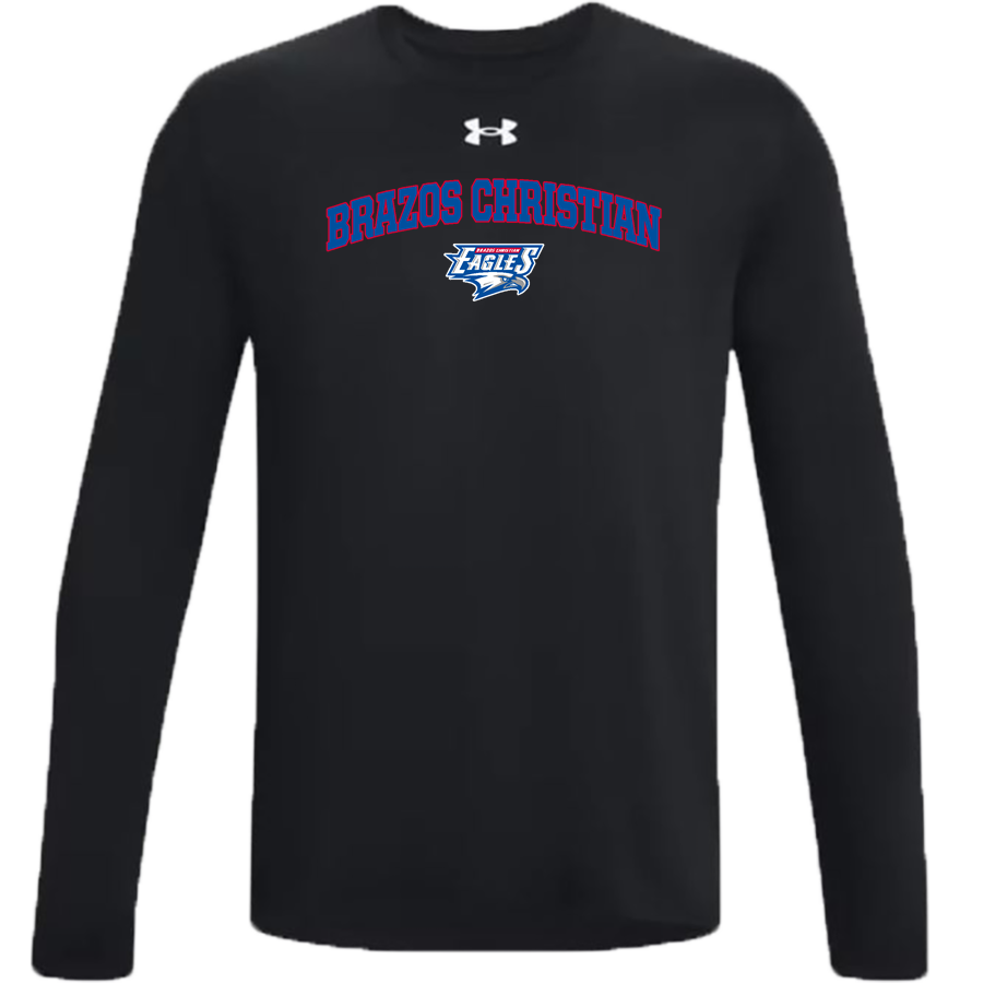 BRAZOS CHRISTIAN SCHOOL EAGLES <span class="pdp-name-mascot">BRAZOS EAGLES</span> UA Men's Team Tech Long Sleeve T-Shirt
