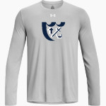 Breck Mustangs UA Men's Team Tech Long Sleeve T-Shirt Front Thumbnail