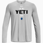 Cleveland Community College Yetis UA Men's Team Tech Long Sleeve T-Shirt Front Thumbnail