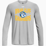 BRIAR CLIFF Chargers UA Men's Team Tech Long Sleeve T-Shirt Front Thumbnail