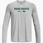 Woods Charter Wolves UA Men's Team Tech Long Sleeve T-Shirt Front Thumbnail