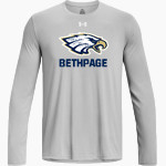 BETHPAGE HIGH SCHOOL GOLDEN EAGLES <span class="pdp-name-mascot">BETHPAGE GOLDEN EAGLES</span> UA Men's Team Tech Long Sleeve T-Shirt Front Thumbnail